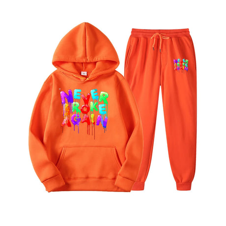 Youngboy Never Broke Again Hoodes 2PCS Sets Tracksuit Fashion Hip Hop Suit Sweatpants Men Women Hooded Sweatshirts Sport Pant - Lootquake