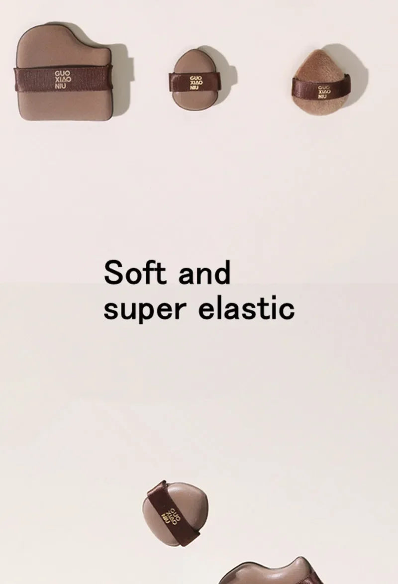 GUOXIAONIU 6PCS Makeup Blender Puffs Loose Powder Foundation BB Cream Cosmetics Applicator Sponge Dry Wet Use Tool