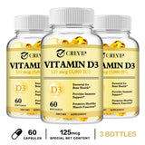 Vitamin D3 - Maintains Strong Bones and Teeth, Enhances Immunity, and Supports Muscle Growth