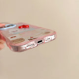 Pink Strawberry Cake Hello Kitty Phone Case