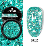 8ml Super Shine Silver Metal Painting Gel Nail Polish High-density Mirror Effect Semi Permanant Nail Art Manicure Varnish