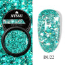 8ml Super Shine Silver Metal Painting Gel Nail Polish High-density Mirror Effect Semi Permanant Nail Art Manicure Varnish