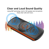 Altavoz Bluetooth para coche, manos libres, reproductor de música inalámbrico con clip para visera.
