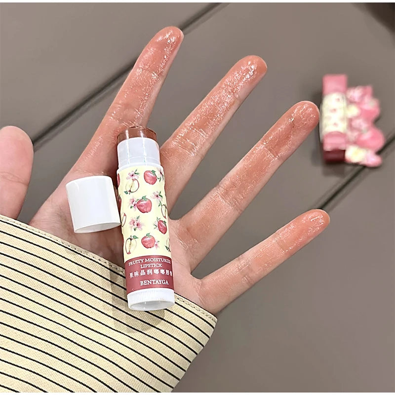 Korean Lipstick Colored Moisturizing Lip Balm Lines Moisturizing And Lip Anti-chapping Fade Nourishing Fruity Crystal Lipstick
