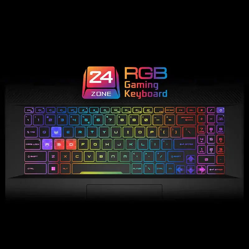 Portátil MSI Sword 17 HX 2024 de 17 pulgadas, pantalla IPS 2.5K QHD de 240 Hz, netbook i7-14700HX, 16 GB, 1 TB SSD, RTX4060, para juegos