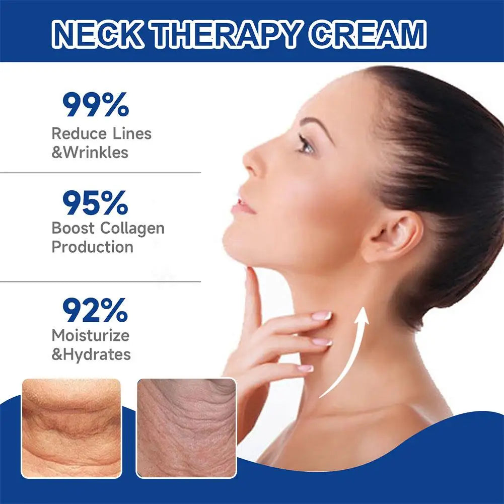 5pcs Collagen Neck Cream Anti-aging Whitening Moisturizing Tightening Lifting For Neck Double Chin Reducer Fine Lines Skin Care