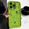 Airplane Route Pattern Phone Case For iPhone