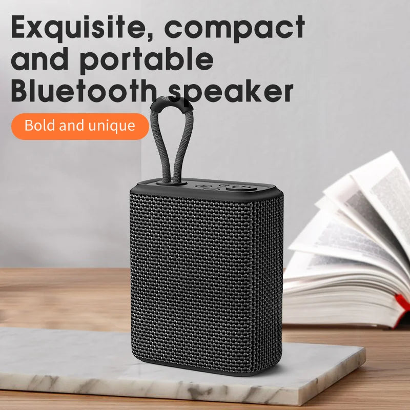 EBS-300 5W Mini Portable Bluetooth Speaker Fabric  Mesh TF Card Music Box IPX6 Waterproof For Phone  PC  Taplet  Palyer