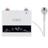Calentador de agua instantáneo sin tanque ATWFS de 220 V, calentador eléctrico para el hogar, la cocina, el baño, la ducha, calentador de agua caliente de 4600-5500 W