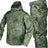 5XL Shark Skin Soft Shell Autumn and Winter Plush Thickened Mountaineering Tactics Training Breathable Windproof Charge Suit - Lootquake