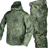 5XL Shark Skin Soft Shell Autumn and Winter Plush Thickened Mountaineering Tactics Training Breathable Windproof Charge Suit - Lootquake