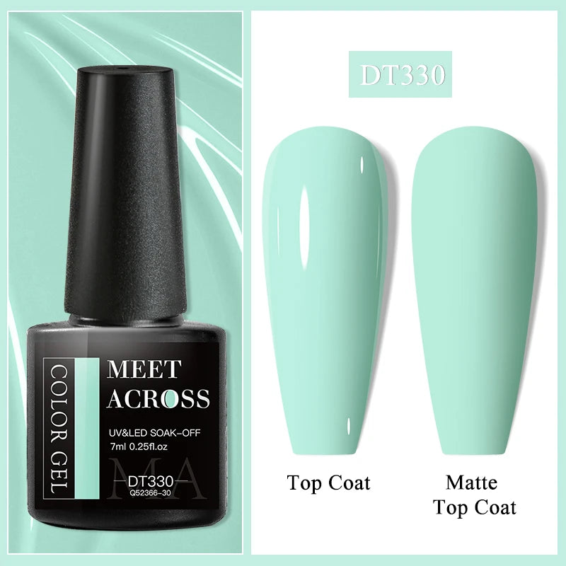 7ml Milky Jelly White Gel Nail Polish Natural Luster Long Lasting Nail Art All for Home DIY Manicure Soak Off UV LED Gel Vernis