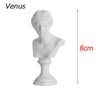 Mini Plaster Statue Greek Mythology Celebrities Famous Sculpture Figurine Drawing Practice Gypsum Bust Portraits