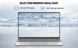 2025 New Laptop 15.6 Inch 32GB Ram DDR4 2TB SSD Windows 11/10 Notebook Pc Gamer Intel N5095 Office Computer Backlit Fingerprint - Lootquake