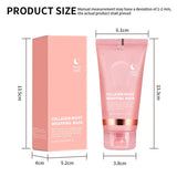 Mascarilla facial despegable de colágeno: hidratante, reafirmante, iluminadora, minimizadora de poros, cuidado nocturno, suave, unisex, certificada.