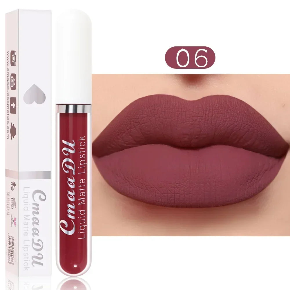 Lipstick Waterproof Long lasting Make-up for women Cosmetics Korean makeup Matte lipstick