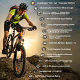 TicWatch Pro 5 Enduro Wear OS Smartwatch for Men 90Hrs Battery 110+ Workout Modes 7/24 Heart Rate Compass and Android Compatible - Lootquake