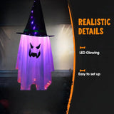 Halloween Hanging Lanterns, Ghost Pumpkin Decoration Outdoor, Hanging Ghost, Front Yard Halloween Decorations