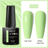 7ml Milky Jelly White Gel Nail Polish Natural Luster Long Lasting Nail Art All for Home DIY Manicure Soak Off UV LED Gel Vernis