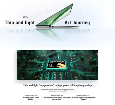 Honor MagicBook Art 14 Snapdragon Edition 1kg Ultra Thin Laptop X Elite 32G 1T 3.1K Eye Screen Notebook - Lootquake
