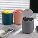 Mini bote de basura para escritorio, oficina, hogar, cesta de basura, mesa, organizador de plástico, suministros de oficina, cubos de basura, artículos diversos, barril, caja