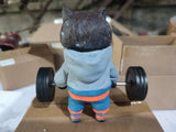 Cute Fitness Cat Sculpture. Cute Fitness Cat Sculpture Home Decor  Desk Decor