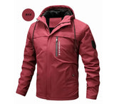 Winter Men's Warm Padded Jackets Fashion Men Fleece Lined Thermal Hooded Coats Men Mountain Ski Windbreaker Jackets Clothing - Lootquake