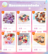 10Pcs Artificial Flowers Silk Hydrangea Fake Flower Head For Wedding Decoration Party Home Decor DIY Wreath Gift Craft Accessory