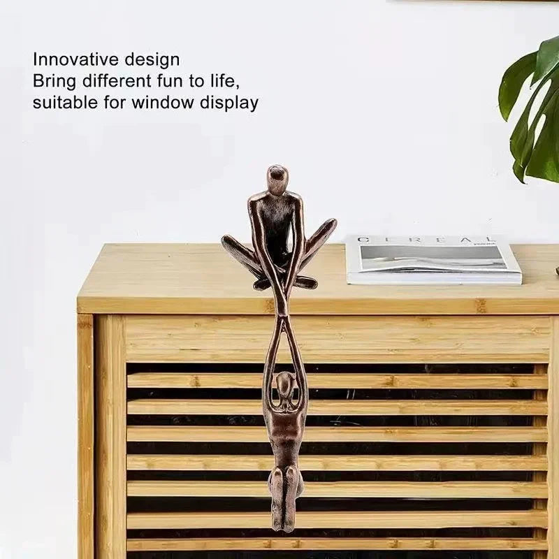 Male Female Dance Art Sculpture Abstract Lover Sculpture Decoration Home Desktop Romantic Couple Dance Resin Sculpture Artwork