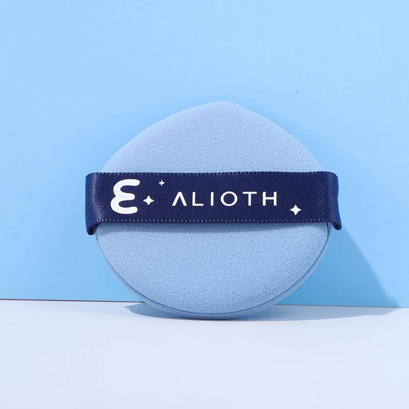 1 esponja cosmética redonda, cuadrada y triangular, suave, seca y húmeda, de doble uso, con cojín de aire, para base de maquillaje, herramientas de maquillaje.