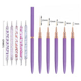 7/9/11/15/25MM Nail Liner Brush Set UV Gel Nail Brushes Kits 5pcs French Stripe Line Painting Drawing Flower Pen Manicure Tools