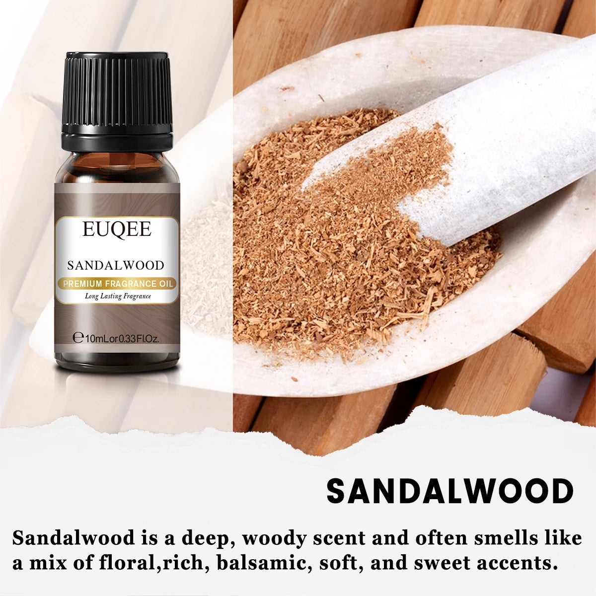Huile parfumée EUQEE 10 ml, noix de coco, vanille, chewing-gum, pour la fabrication de bougies, de savons, de gâteaux au café et de bois de cèdre. Huiles aromatiques de qualité supérieure.