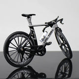 Creative Alloy Bicycle Model Ornament Mini Metal Bike Toy Collectible