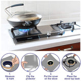 Cubiertas para quemadores de estufas de gas, tapete de limpieza, protector de estufa de gas, lavable, utensilios de cocina, cubierta para cocina