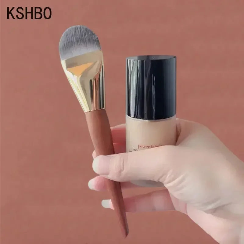 KSHBO Brocha de maquillaje superfina para base de maquillaje, corrector, crema, base líquida, base facial, brocha profesional para base, herramientas de maquillaje