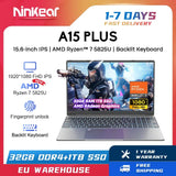 Ninkear A15 Plus Gaming  Laptop AMD Ryzen™ 7 5825U 4.5Ghz 15.6' FHD IPS 32GB DDR4 1TB SSD Backlit Keyboard Fingerprint Unlock - Lootquake