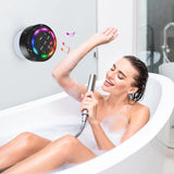 Wireless Bluetooth Speaker IPX4 Waterproof Loudspeaker Long lasting Mini Stereo LED Bathroom Sound Box With Powerful Suction