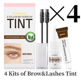 Kit de tinte para pestañas ICONSIGN para cejas, resistente al agua, 15 minutos de duración, para realzar las cejas y mantener el maquillaje de larga duración.