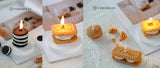 Molde de silicona para velas perfumadas con forma de galleta, para modelar velas, para hacer tú mismo, para hornear pasteles y yeso, herramientas para decorar pasteles.