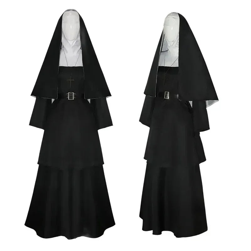 Halloween The Nun Cosplay Mask Costume Horror Films Cosplay Halloween Costume The Conjuring Halloween Costume Mask