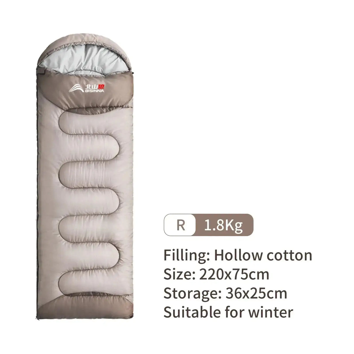 BISINNA Camping Sleeping Bag Ultralight Waterproof Winter Warm Envelope Backpacking Sleeping Bags for Outdoor Traveling Hiking - Lootquake