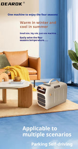 Aire acondicionado portátil para habitación, tienda de campaña, 1400 W, R290/80 g, 1-12 h