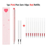 KACO Gel Pens Sets School Office Supplies for Kids 0.5mm High-capacity Heart / Star Sign Writing Gadgets Love Gift Cute Items