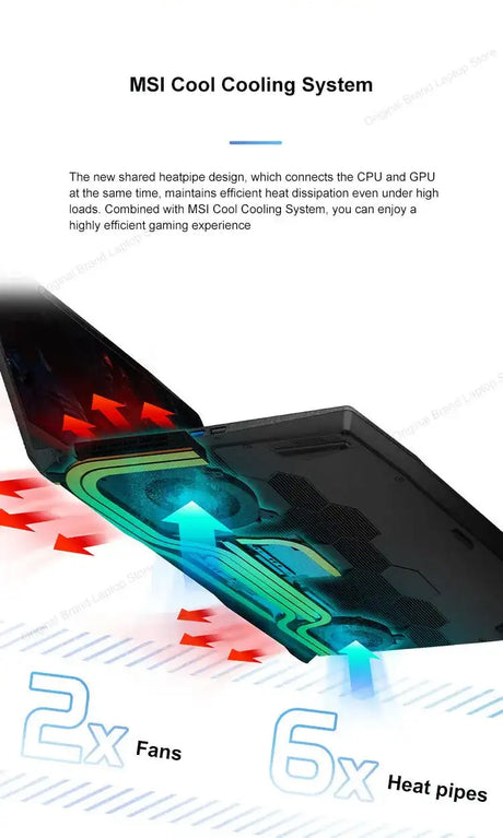 2024 MSI Katana A17 AI Laptop 17.3 Inch 2.5K QHD 240Hz IPS Screen Netbook AMD Ryzen R9-8945HS 16GB 1TB RTX4060 Gaming Notebook - Lootquake