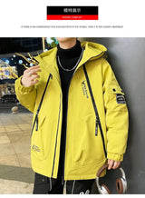 2023 Winter Thicken Fleece Hooded Jackets Mens Waterproof Warm Coats Windbreaker Outwear Males Outdoor - Lootquake