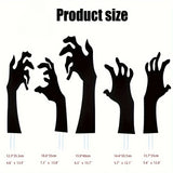 Halloween Decoration Black Hand Courtyard Outdoor Garden Lawn Stake Logo Suitable For Halloween Party Decoration Supplies Props