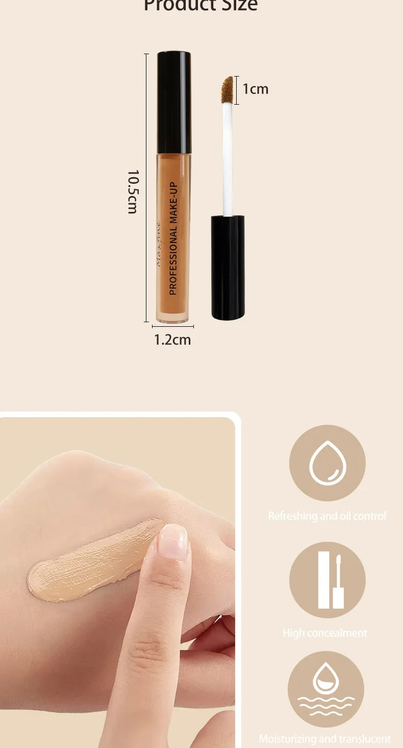 Fond de teint liquide anti-cernes pour une hydratation longue durée et un maquillage délicat et difficile à démaquiller