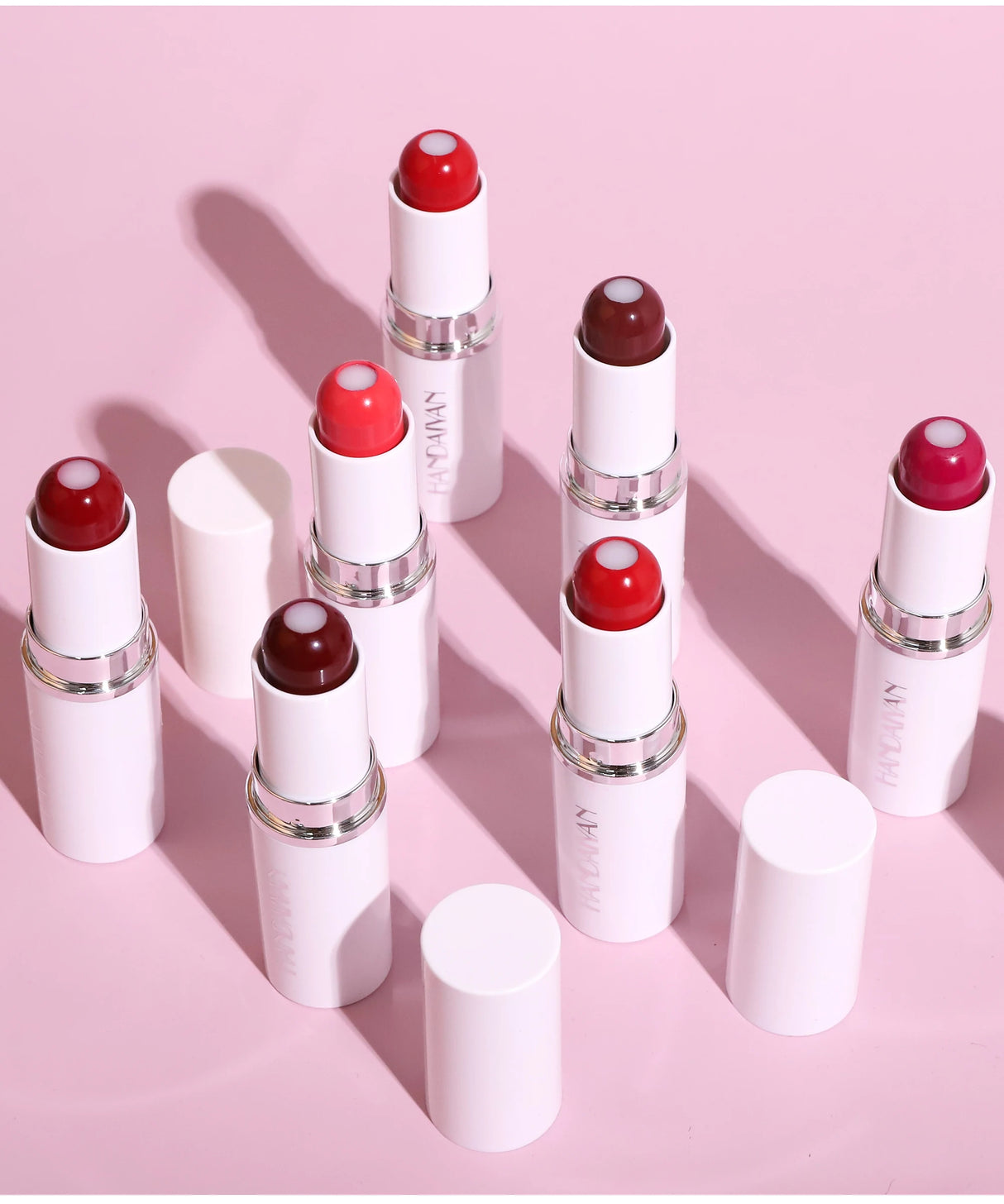 8 Colors Sandwich Moisturizing Lipstick Lip Stick Lip Gloss Long Lasting Moisturize Lipstick Lipgloss Lip Balm Makeup Cosmetics