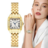 UTHAI Women Watch Light Luxury Brand Stainless Steel Strap Ladies Business Quartz Watches Female Fashion Clock Watch - Lootquake
