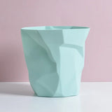 Creative Irregular Trash Can Bathroom Waste Garbage Bin Household Toilet Bin Home Rubbish Can for Kitchen Bathroom Garbage